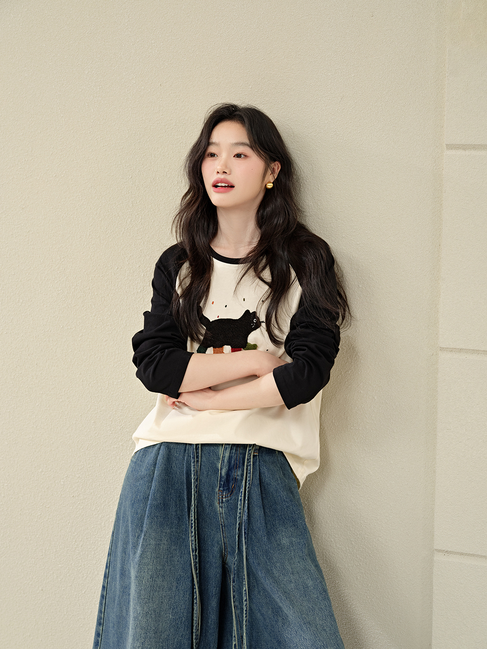 Cat Long-sleeve Top – KUOSE.com