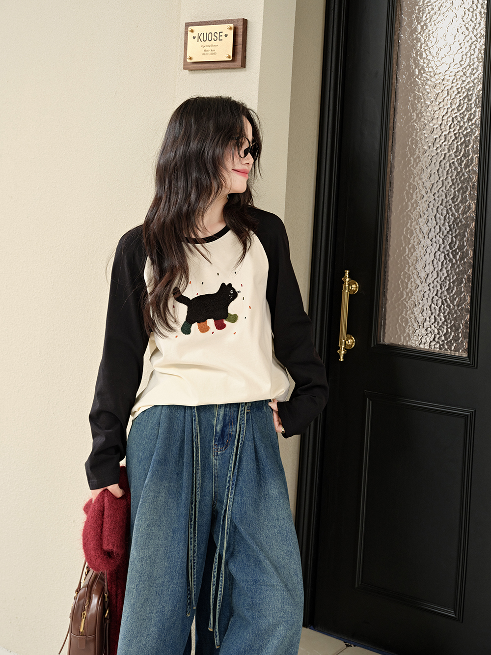 Cat Long-sleeve Top – KUOSE.com