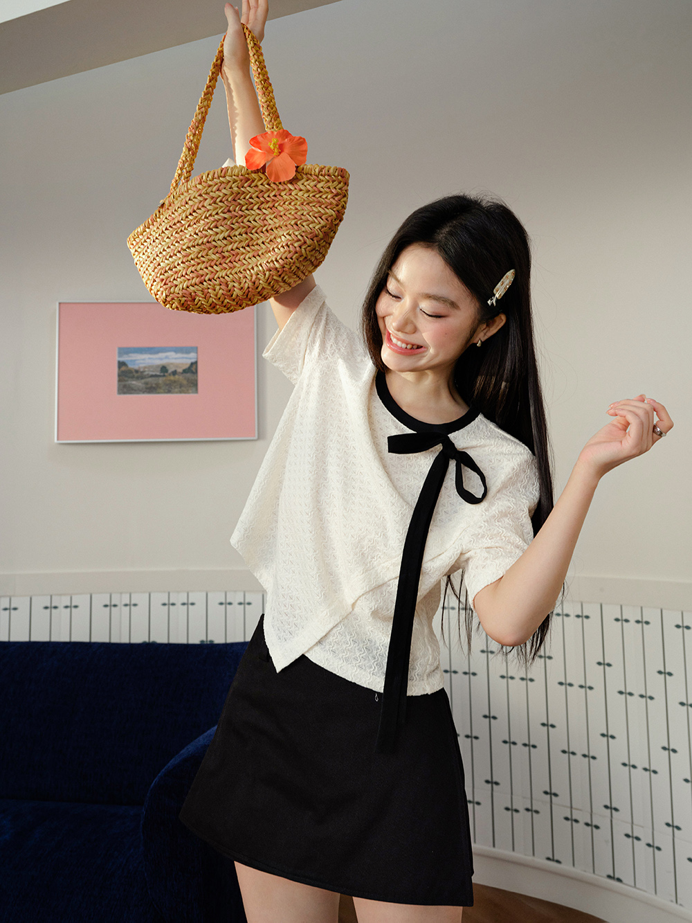 Ribbon Tie Top – KUOSE.com