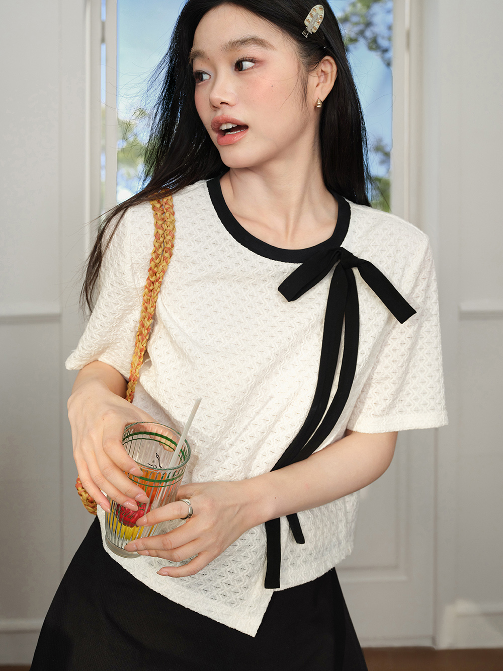 Ribbon Tie Top – KUOSE.com