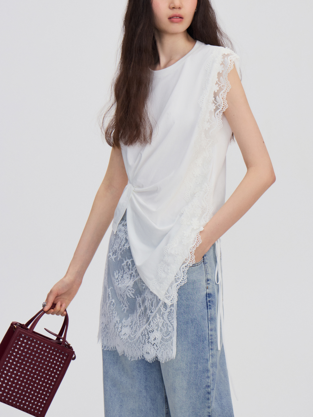 Asymmetrical Hem Top – KUOSE.com Asymmetrical Hem Top – KUOSE.com