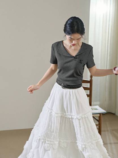 Asymmetrical Hem Top – KUOSE.com Asymmetrical Hem Top – KUOSE.com