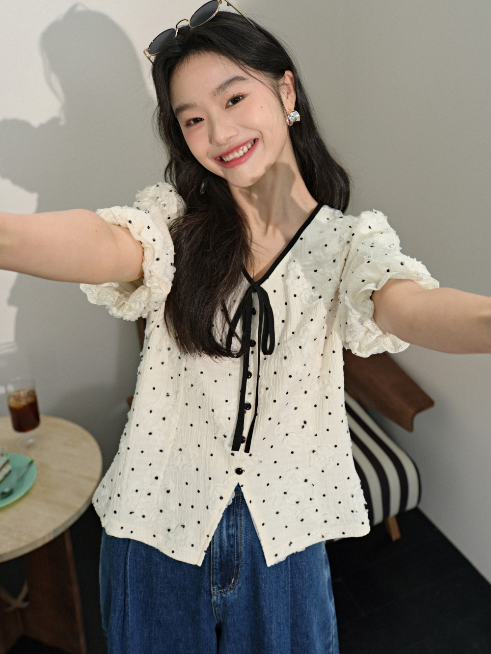 Polka Dot Blouse