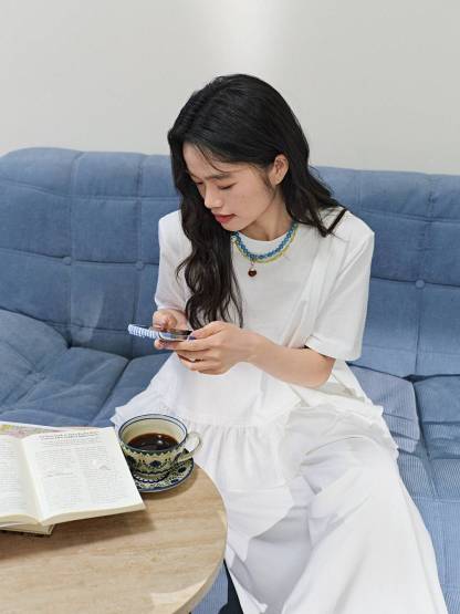 Layered Hem T-shirt – KUOSE.com Layered Hem T-shirt – KUOSE.com