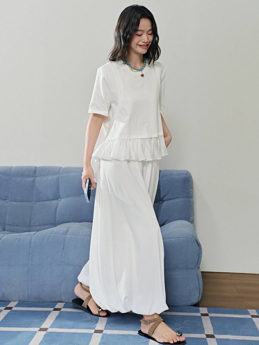 Layered Hem T-shirt – KUOSE.com Layered Hem T-shirt – KUOSE.com