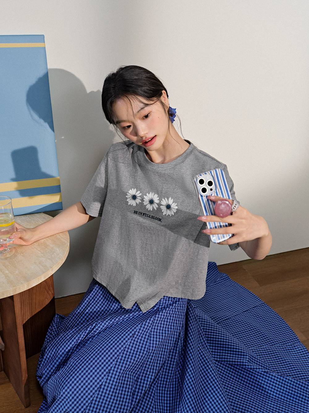Asymmetrical Hem T-shirt – KUOSE.com