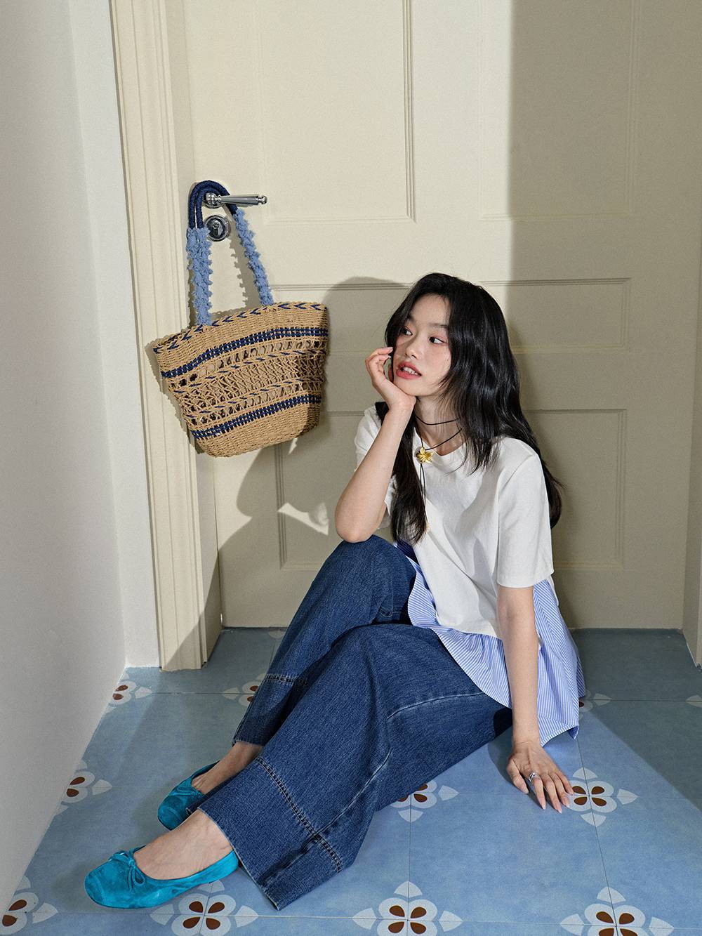 Layered Hem T-shirt – KUOSE.com Layered Hem T-shirt – KUOSE.com