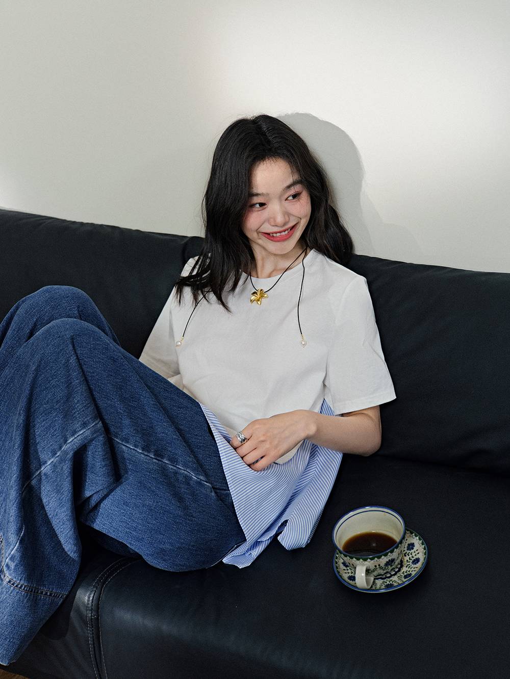 Layered Hem T-shirt – KUOSE.com Layered Hem T-shirt – KUOSE.com