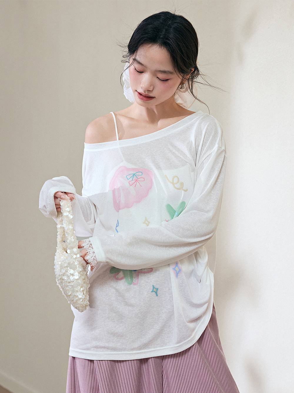 Graphic Long-sleeve Top – KUOSE.com