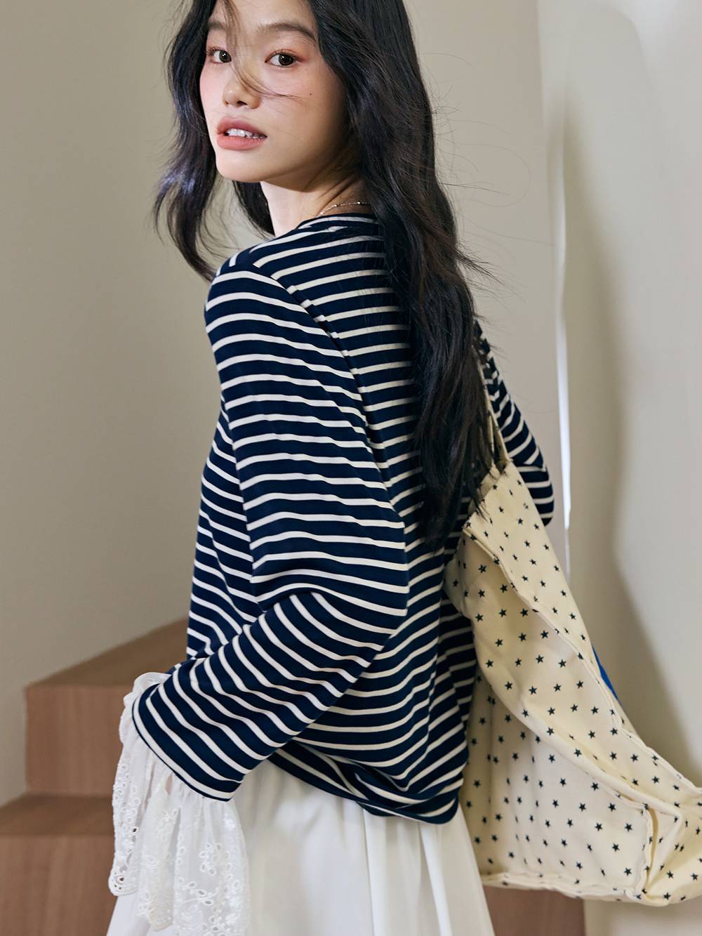 [GRAVER]★25SS★韓国人気★VISITOR STRIPED LONG SLEEVE Striped Long-sleeve Top – KUOSE.com