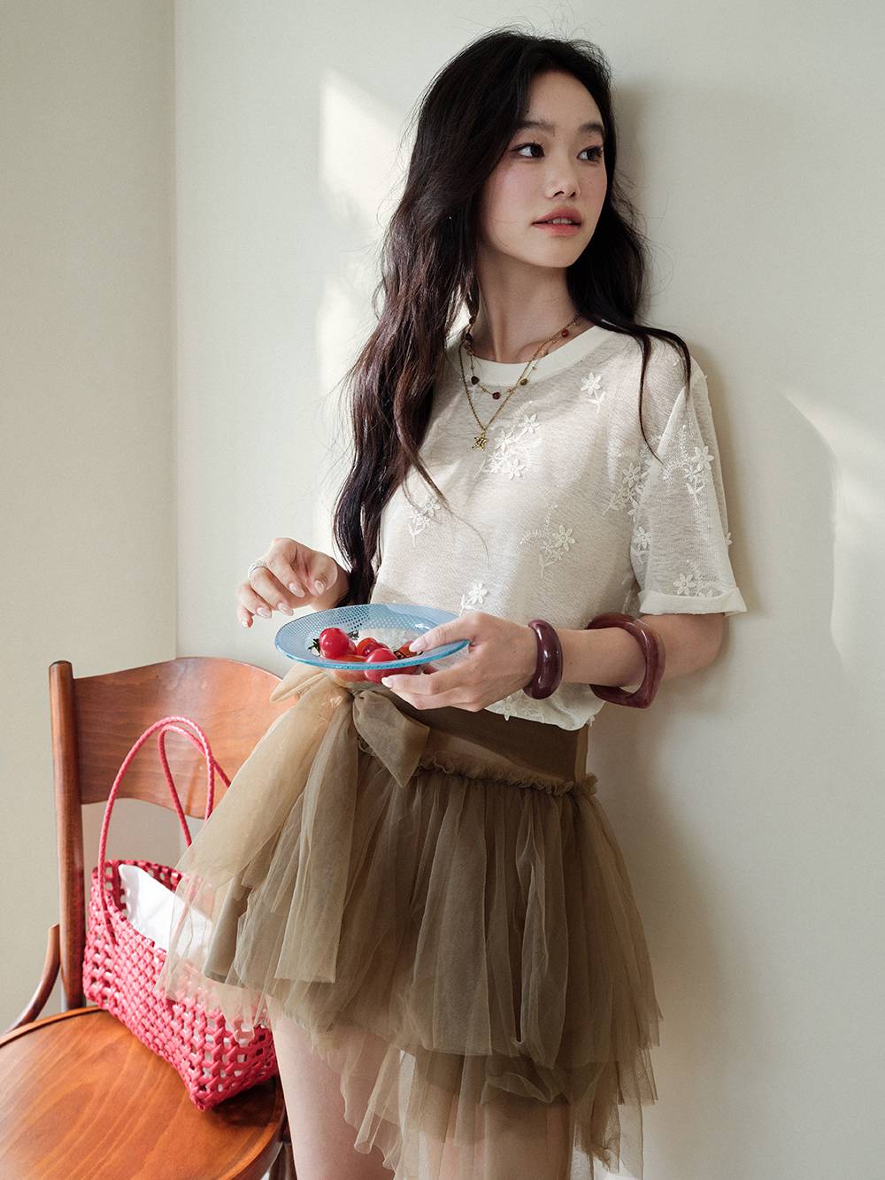 Textured Floral Top – KUOSE.com