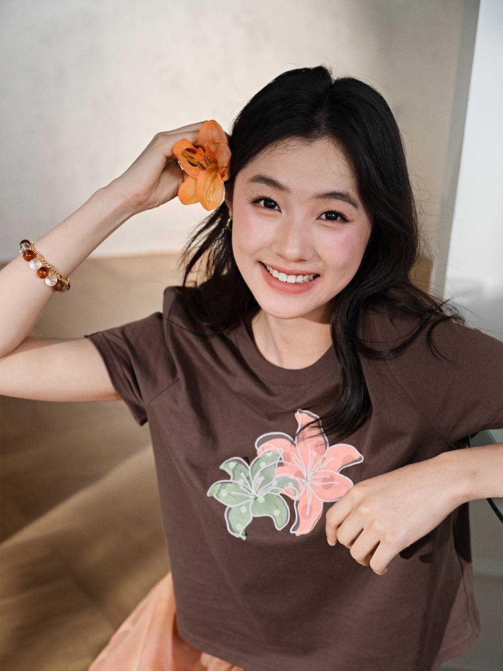 Hibiscus Floral T-shirt – KUOSE.com