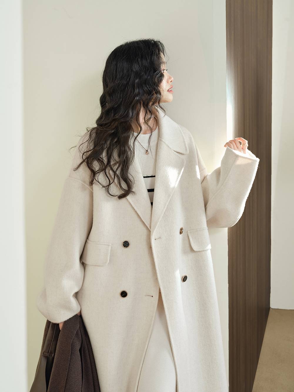 Double-breasted Wool Coat