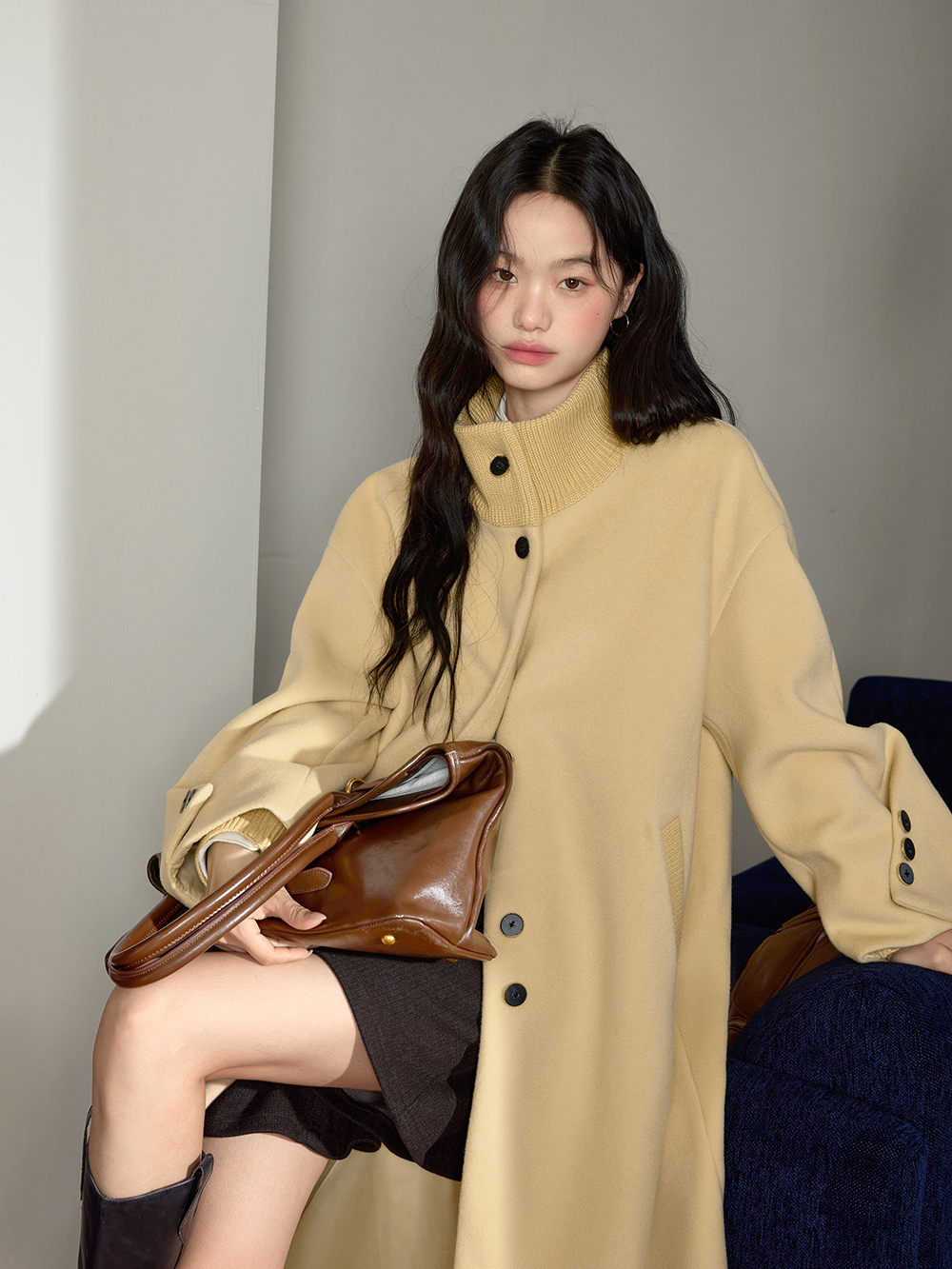 Yellow Longline Coat – KUOSE.com