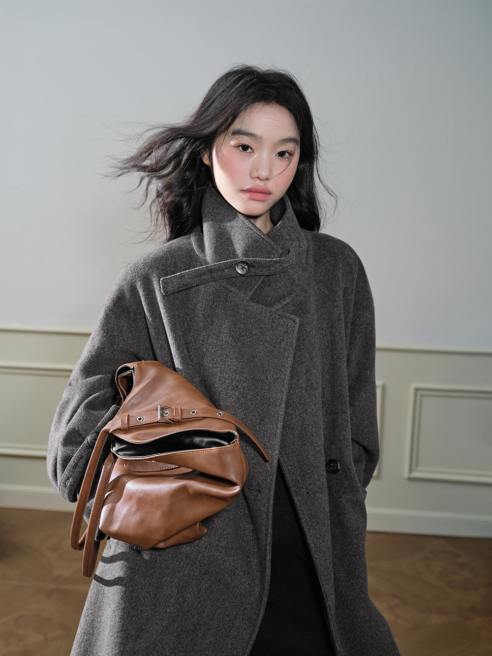 Longline Tie Waist Coat – KUOSE.com