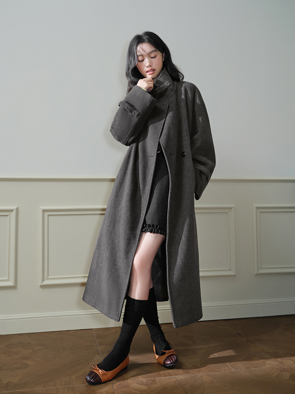 Longline Tie Waist Coat – KUOSE.com