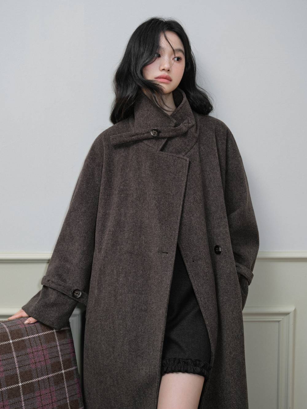 【12/5限定3000円値下げ中】【KUOSE】アウター リボンカラーコート 12/5限定3000円値下げ中】【KUOSE】アウター リボンカラーコート