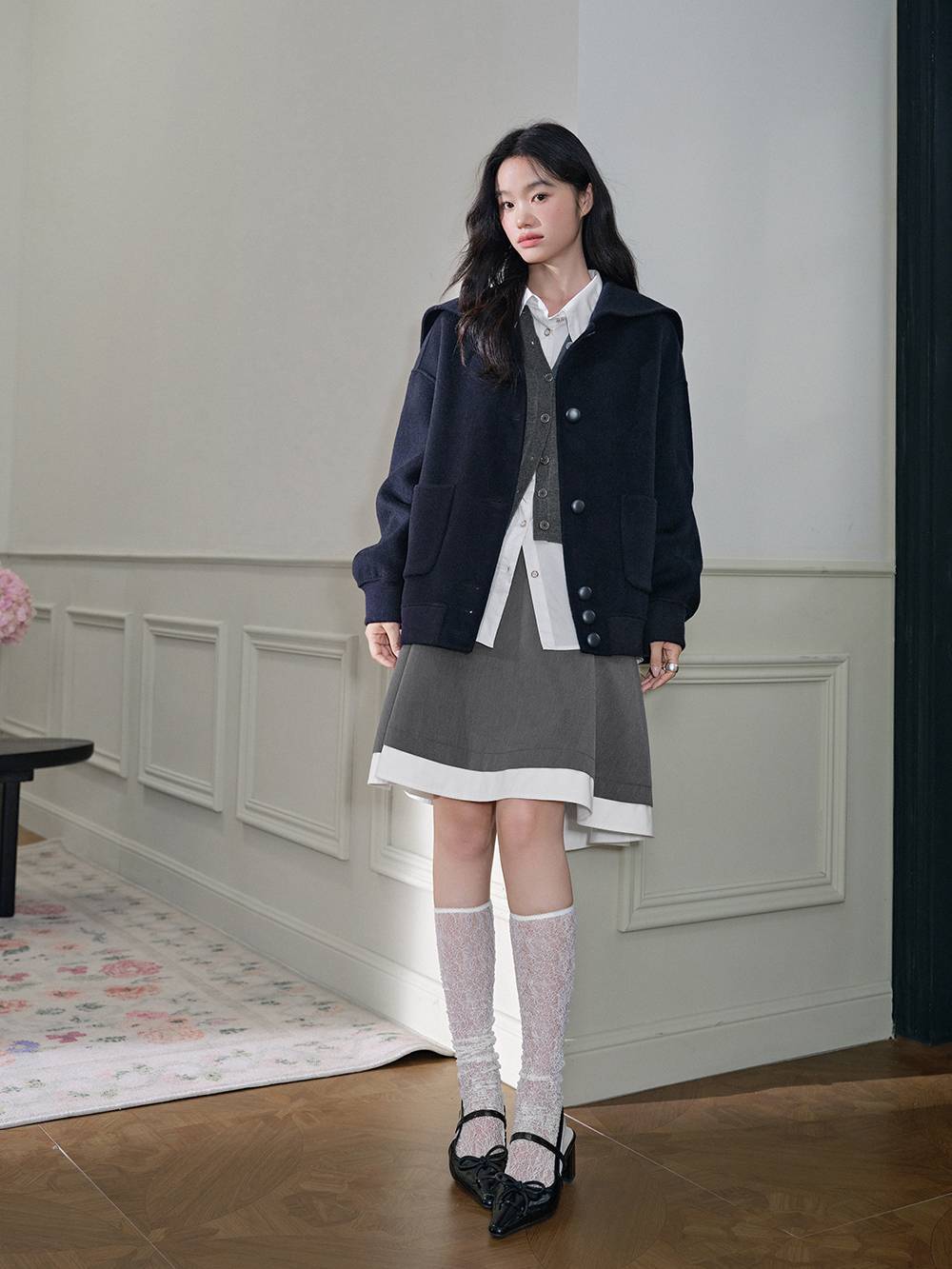 SAILOR COLLAR WATCH JACKET（ESPRESSO) Sailor Collar Jacket – KUOSE.com