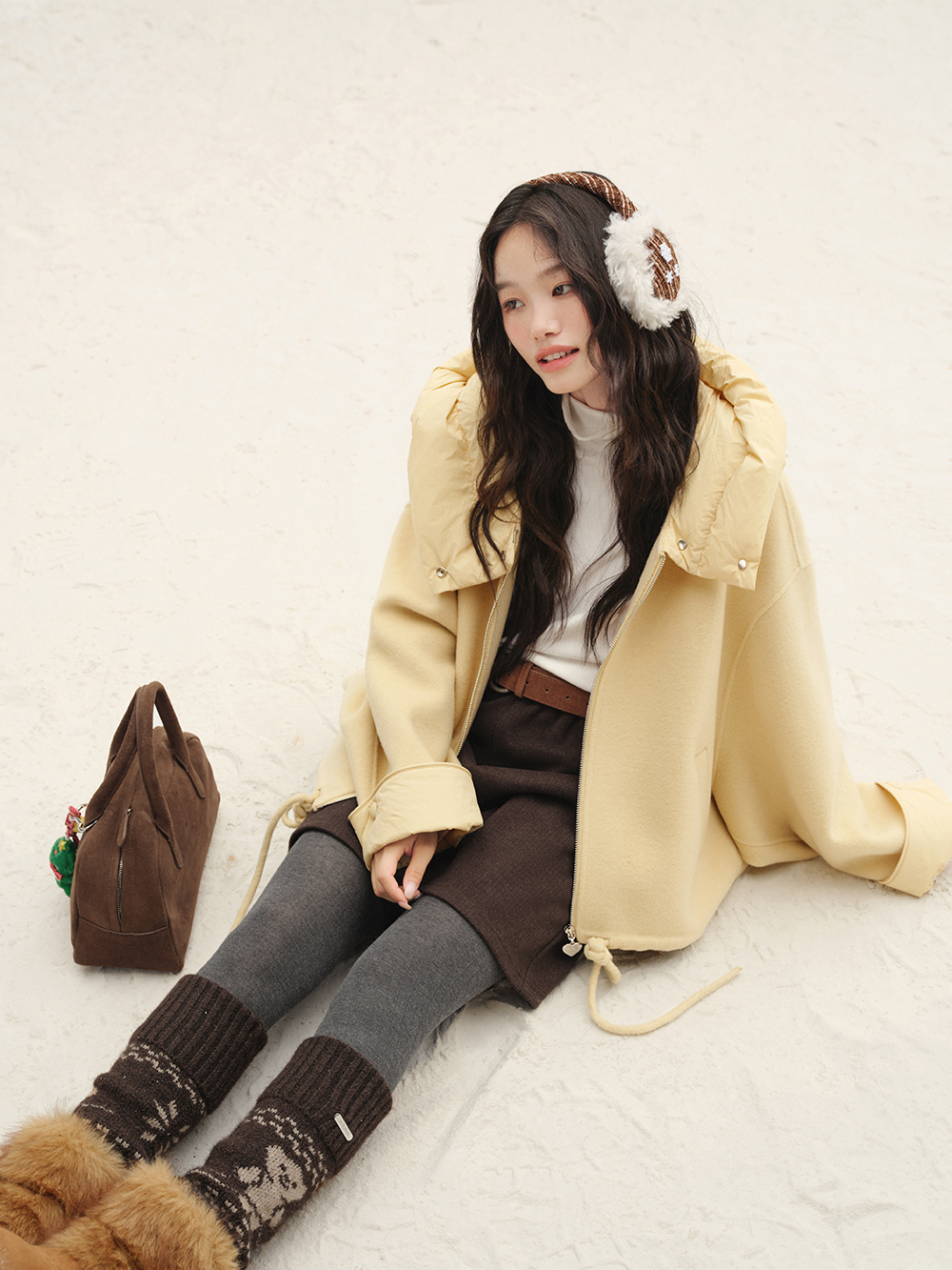 Hooded Yellow Coat – KUOSE.com