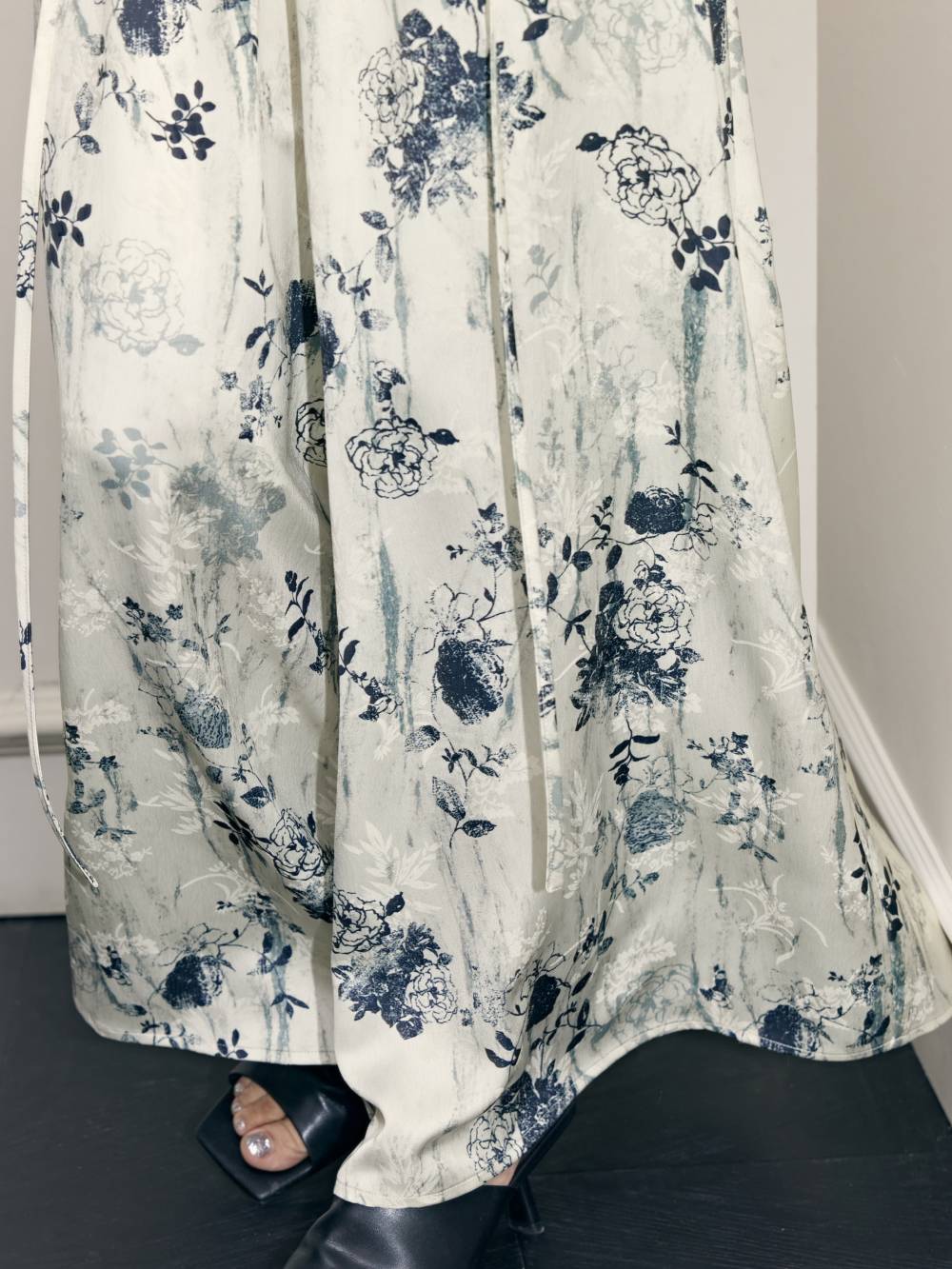 Floral Wide Leg Pants