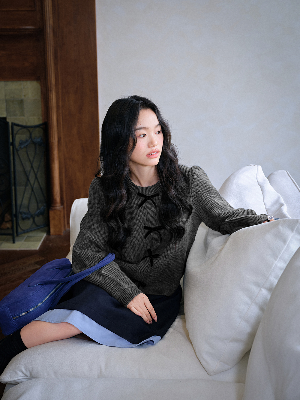 Bow-Embellished Sweater – KUOSE.com