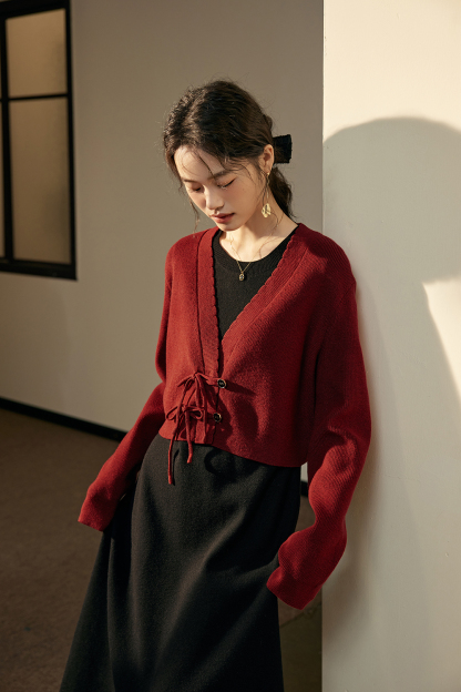 KMRii カーディガン 未使用 KMRII ケムリ マグノリア ドレープ