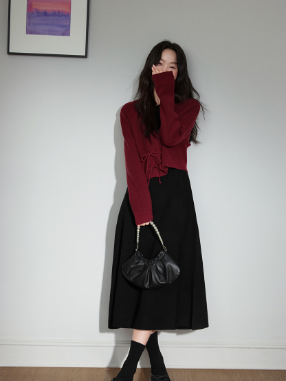 カーディガンとドレスセット – KUOSE.com