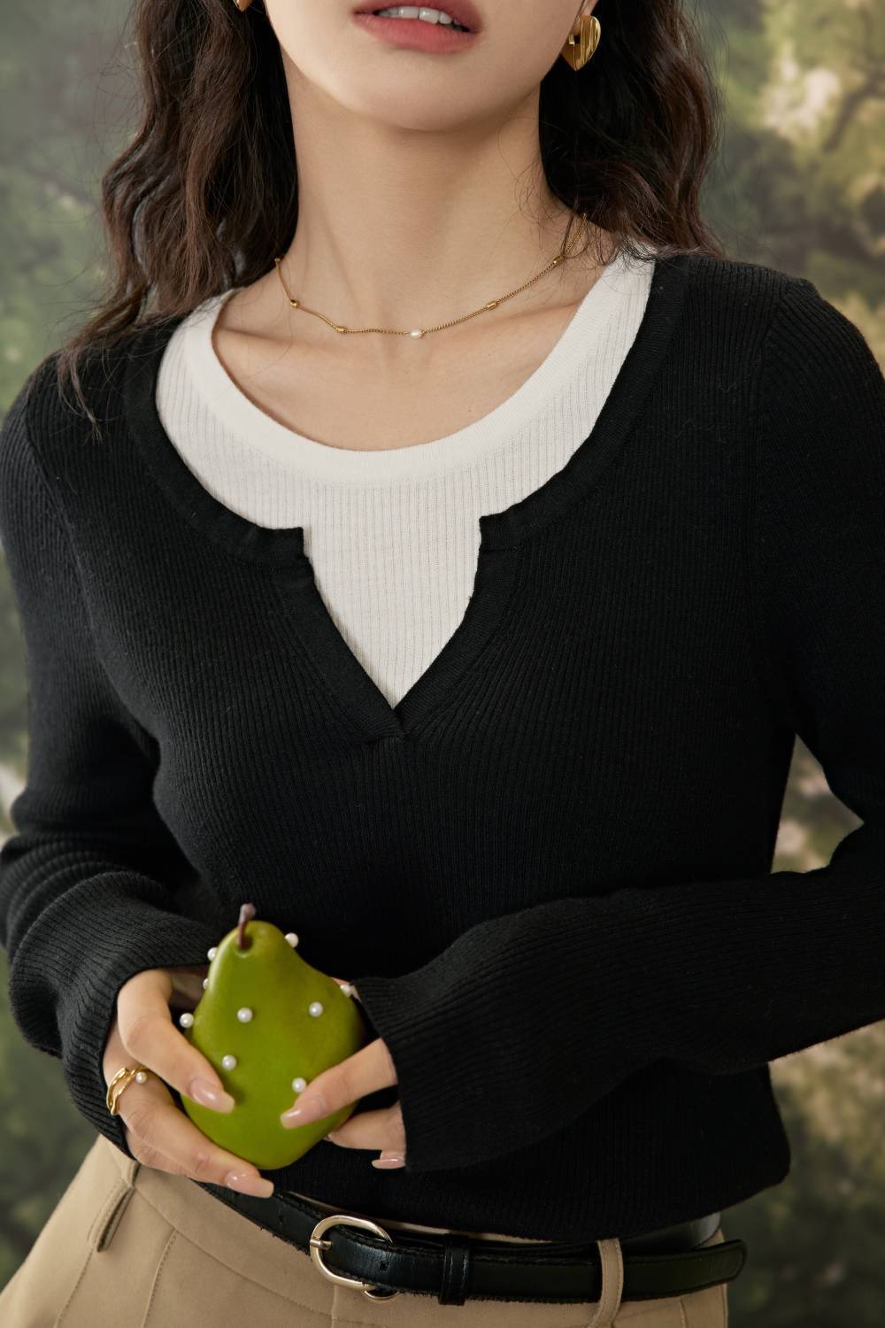 Fake Two-piece Top – KUOSE.com
