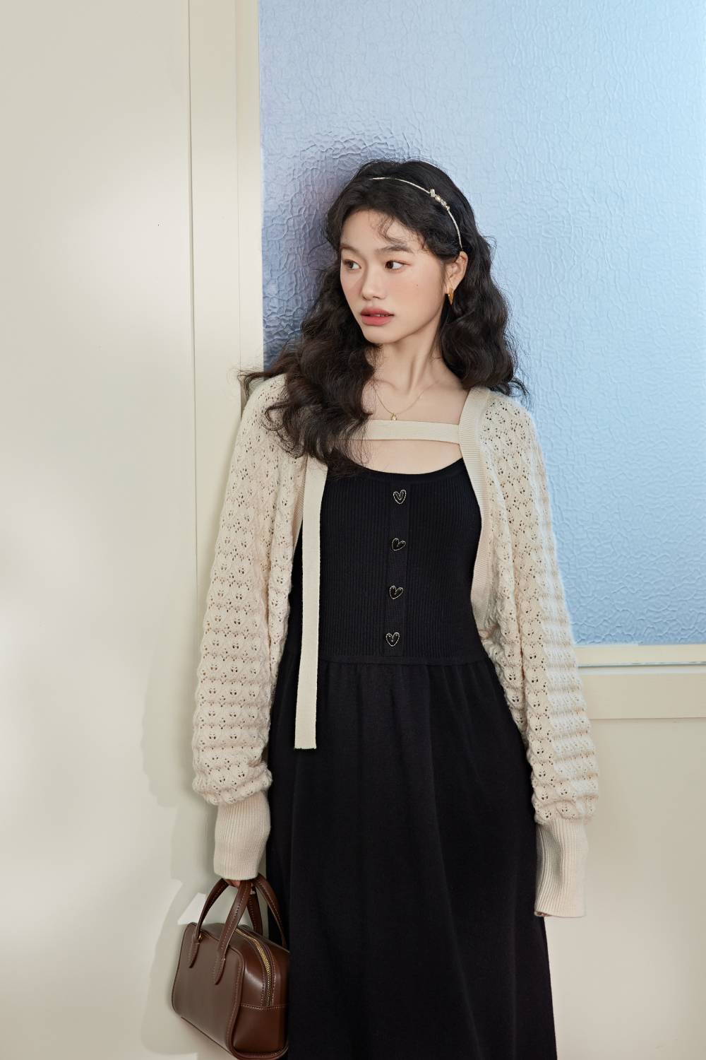Cropped Cardigan and Dress Set – KUOSE.com