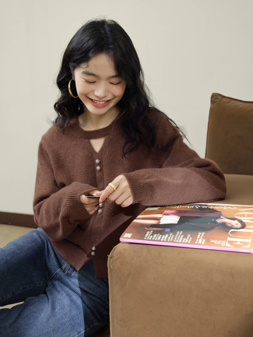 フロントカットアウトセーター – KUOSE.com