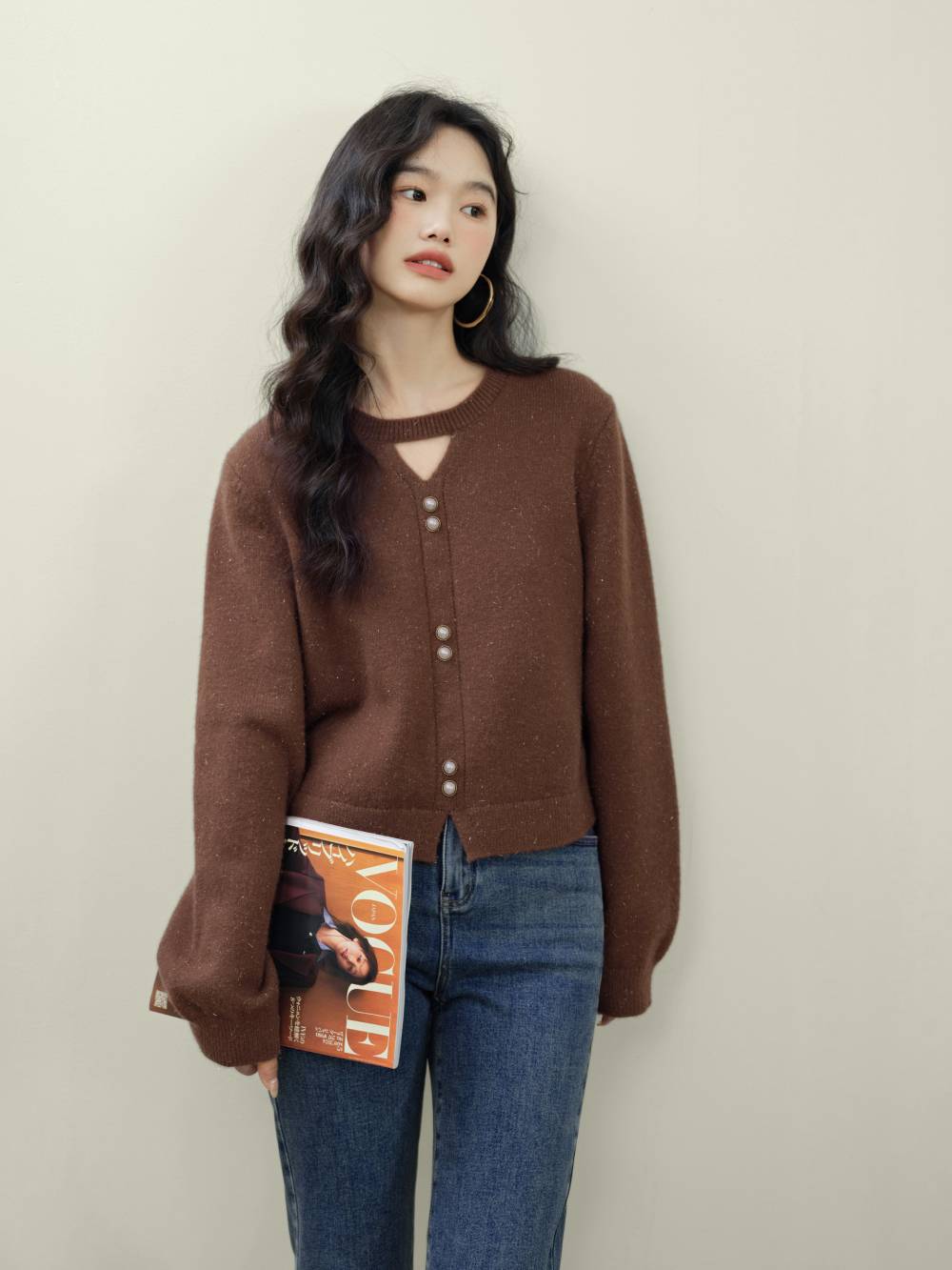 フロントカットアウトセーター – KUOSE.com