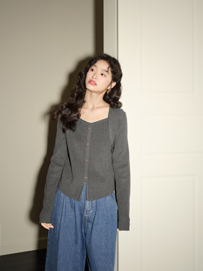 お買い得商店街 Ribbon Knit KUOSE.com – Top トップス