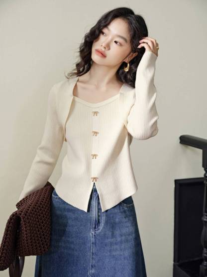 Ribbon Knit Top – KUOSE.com