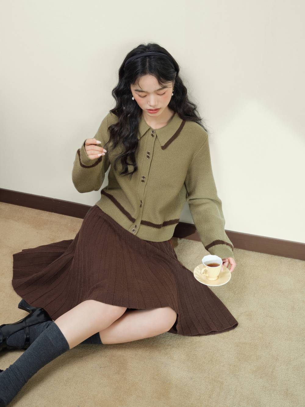 ニットトップとスカートセット – KUOSE.com 