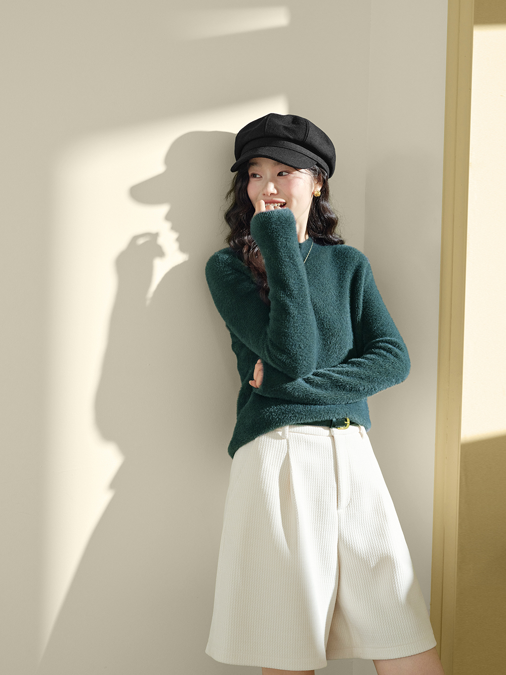 Sunray Sportswear Hina Sweatshirt in Pigment Blue Graphite