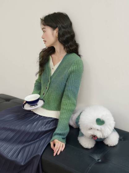 Gradient Cardigan Sweater – KUOSE.com