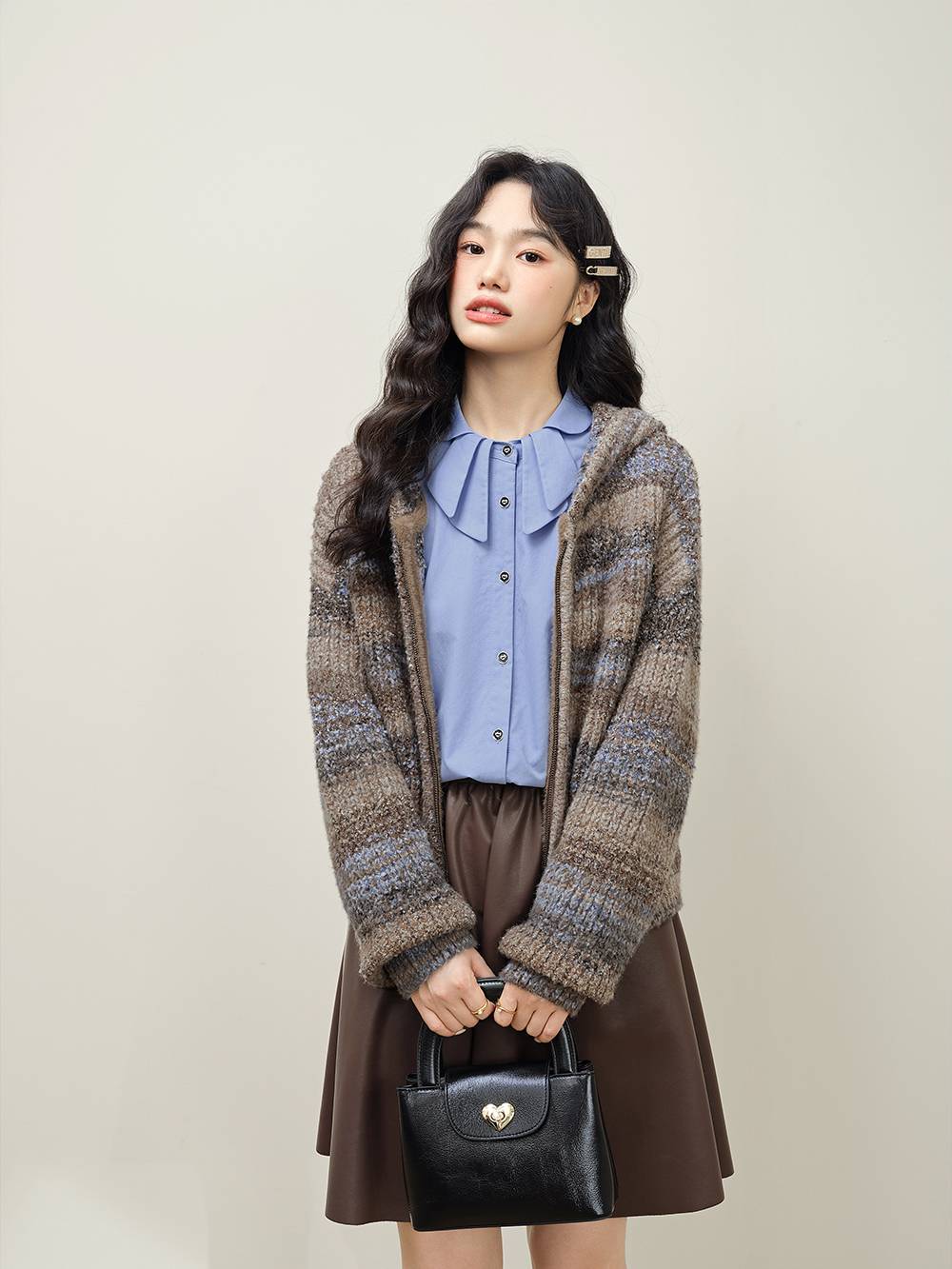 coyseio ストライプ フード付きジャケット COYSEIO(コイセイオ