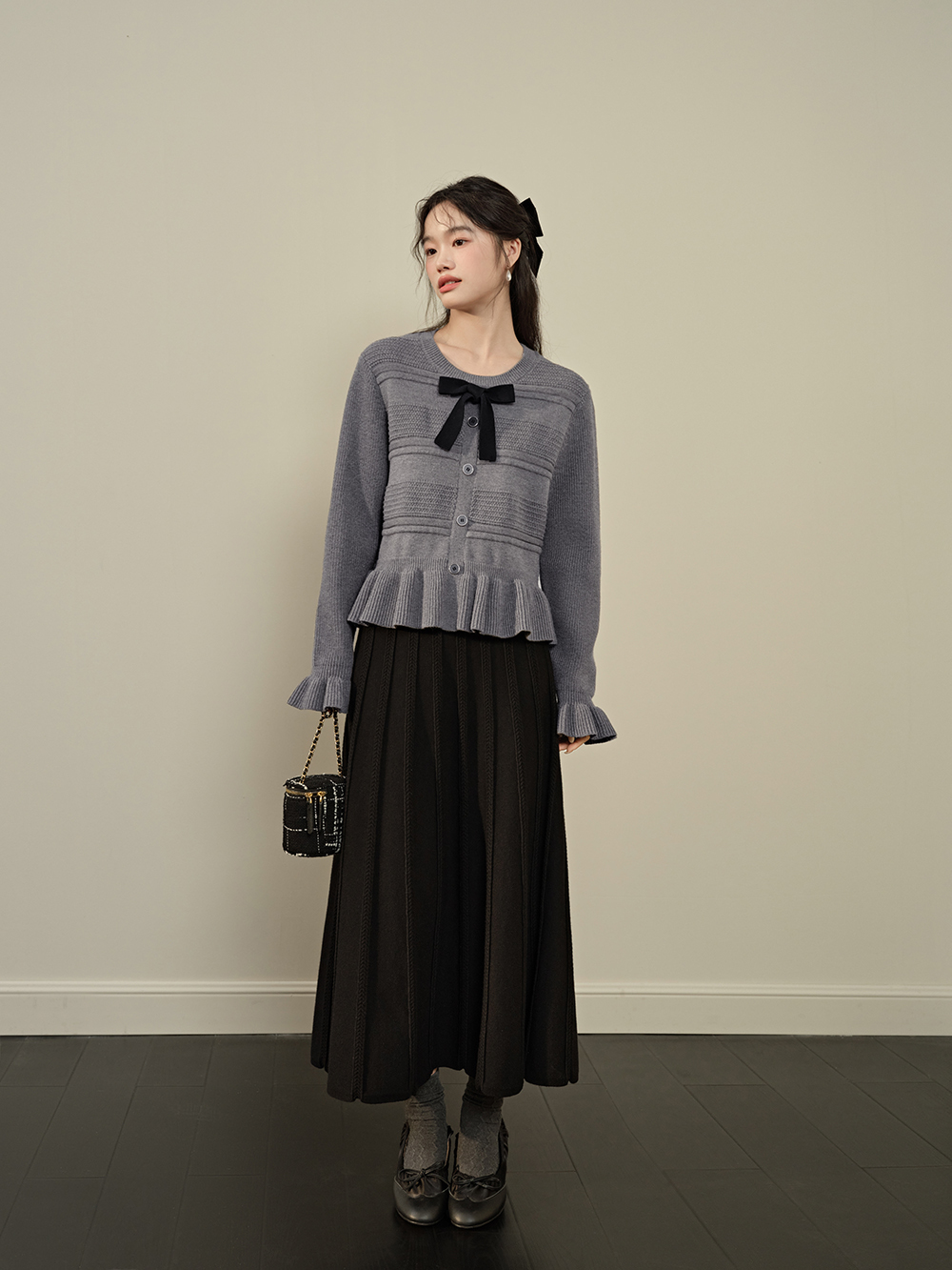 Ruffle Knit Top – KUOSE.com