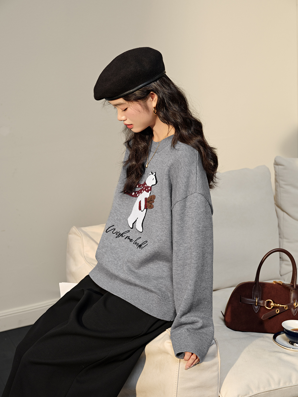 お歳暮 人気 Graphic Sweater – KUOSE.com トップス