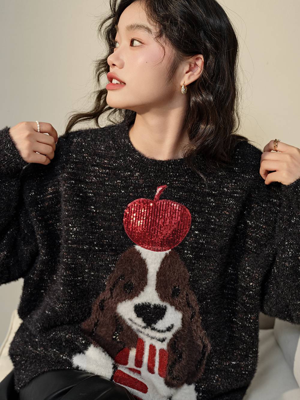 Dog Graphic Sweater – KUOSE.com