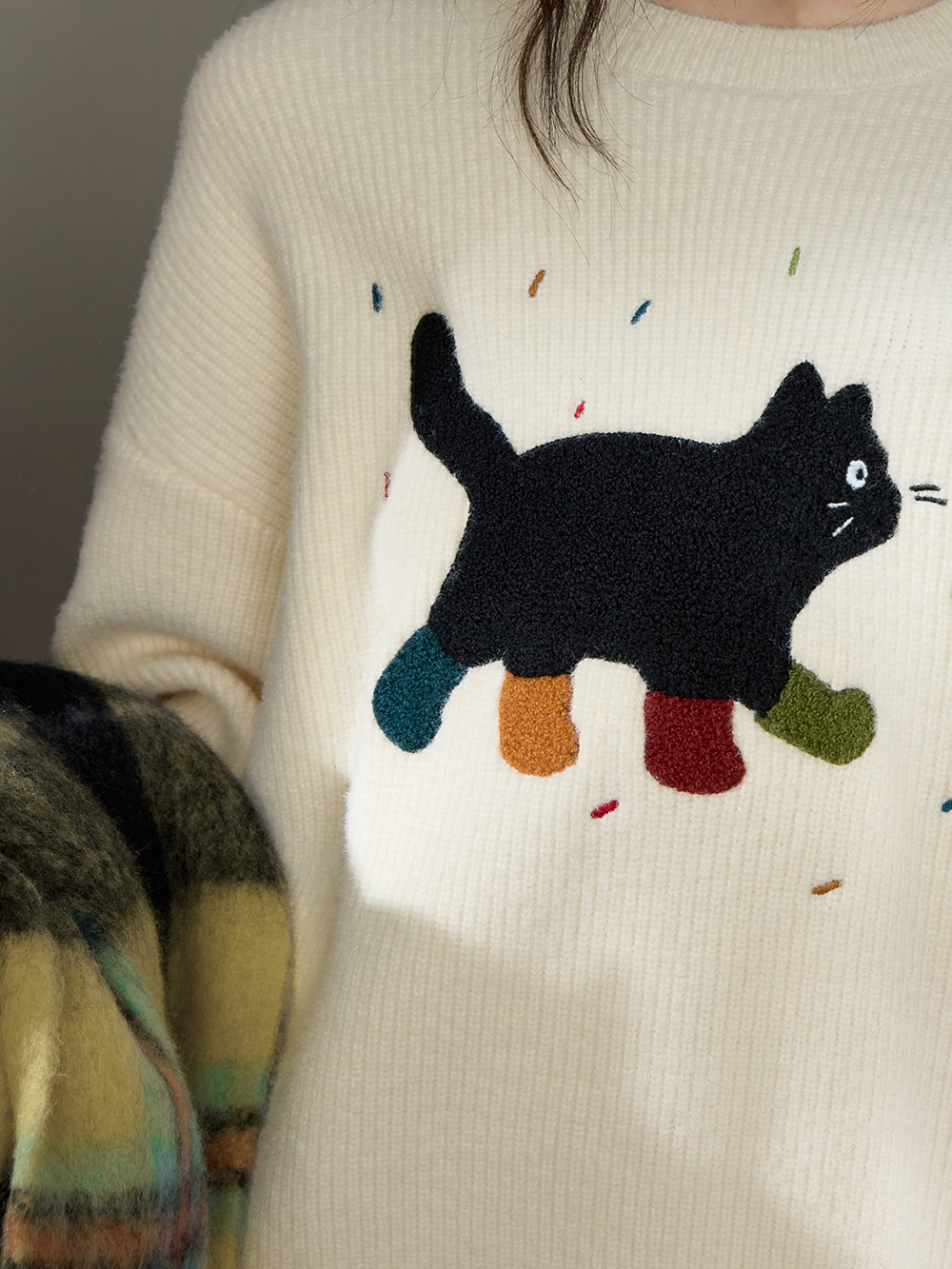 猫のグラフィックセーター – KUOSE.com