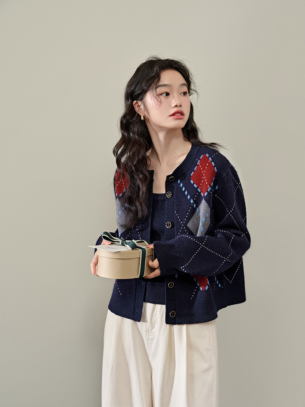 Argyle Cardigan – KUOSE.com Argyle Cardigan – KUOSE.com