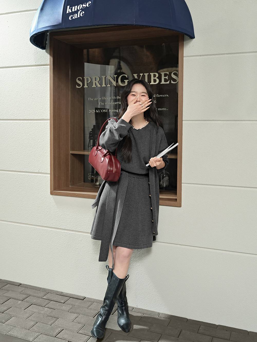 Cardigan and Dress – KUOSE.com