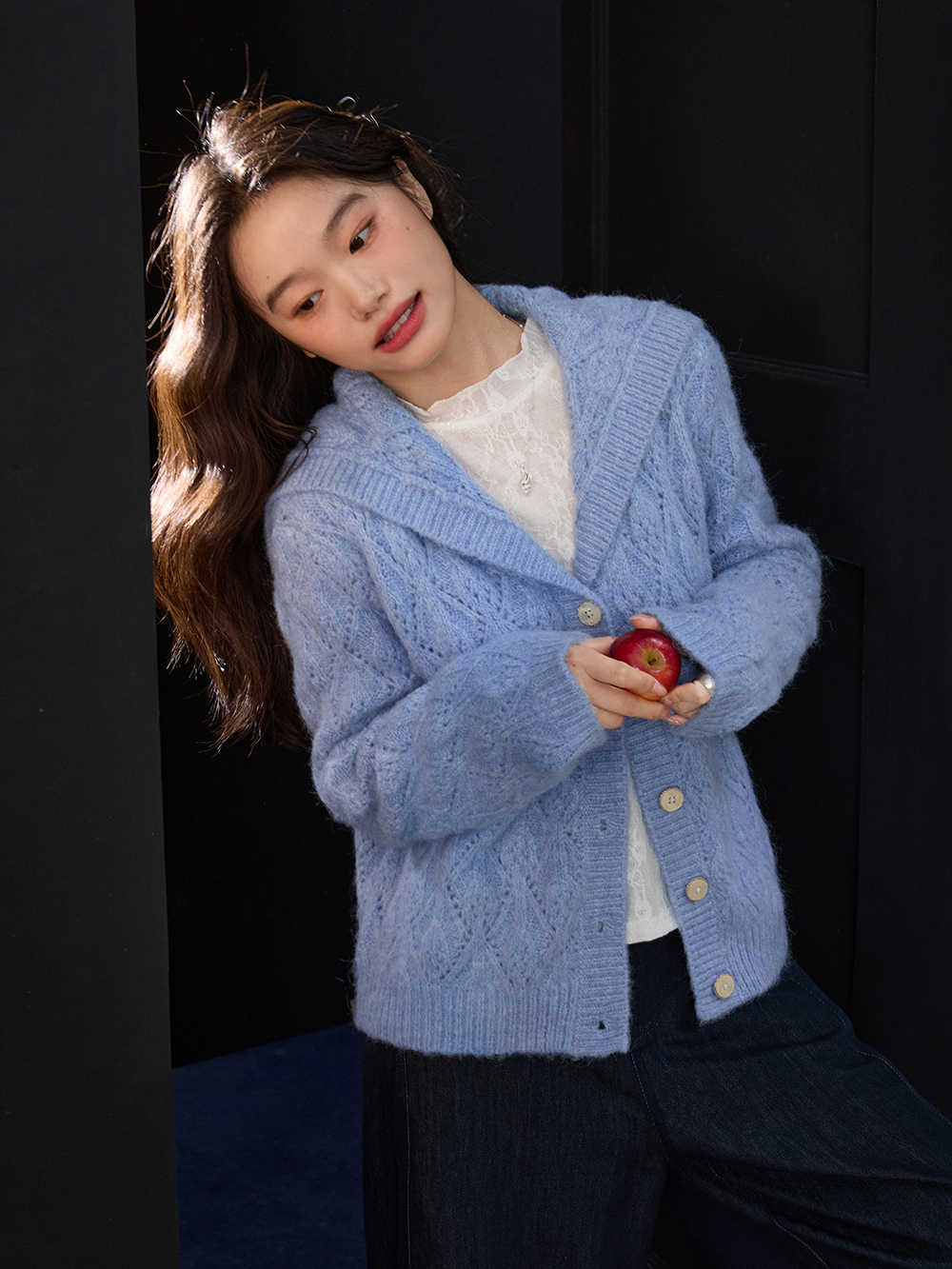 Sailor Collar Cardigan Sweater – KUOSE.com