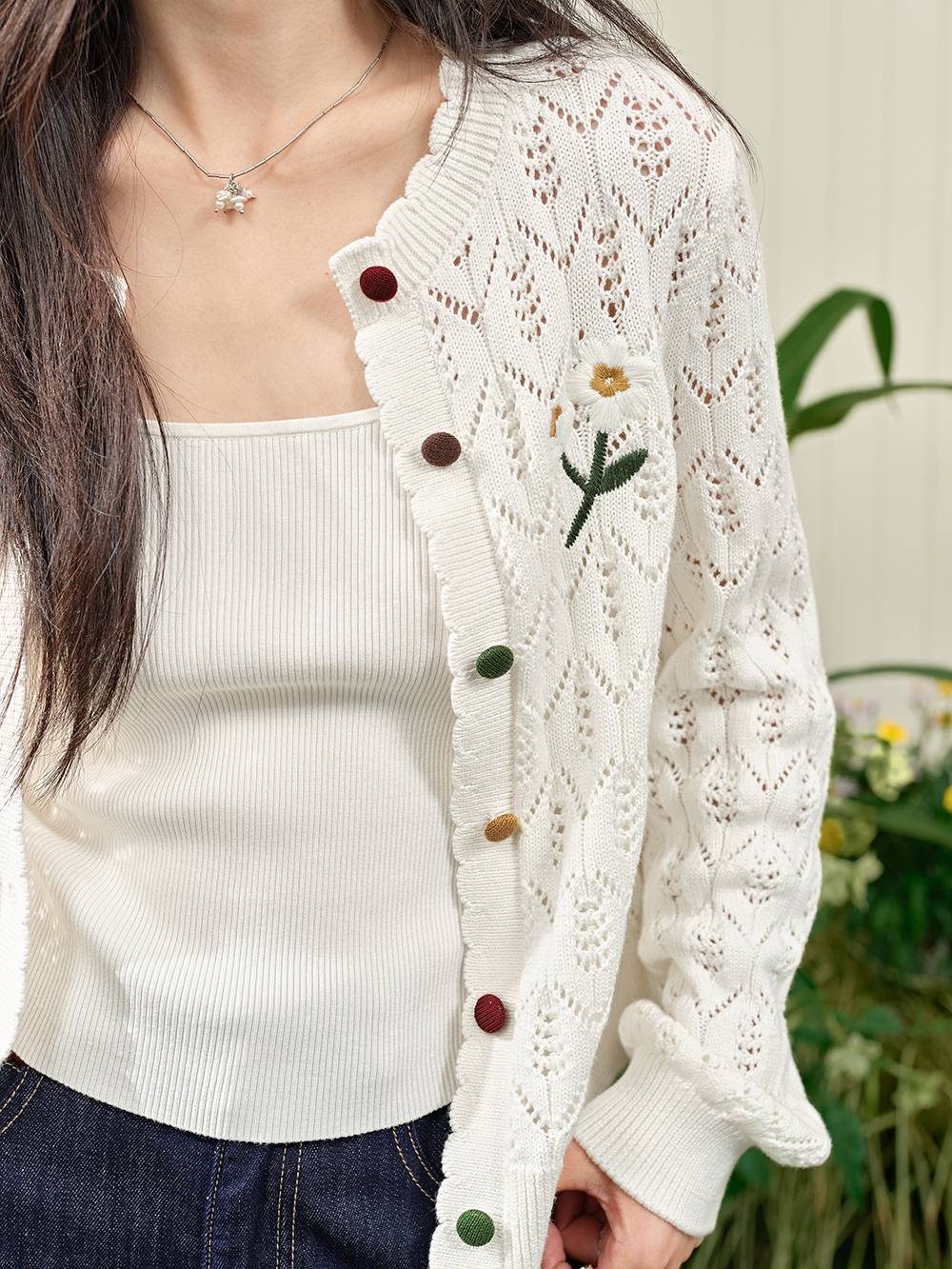 vintage destroy cardigan ポップコーン モード y2k メンズ