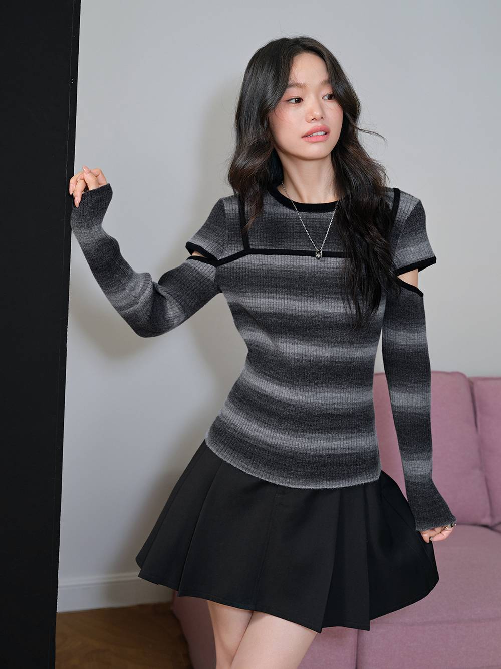 Cut-Out Sleeve Top