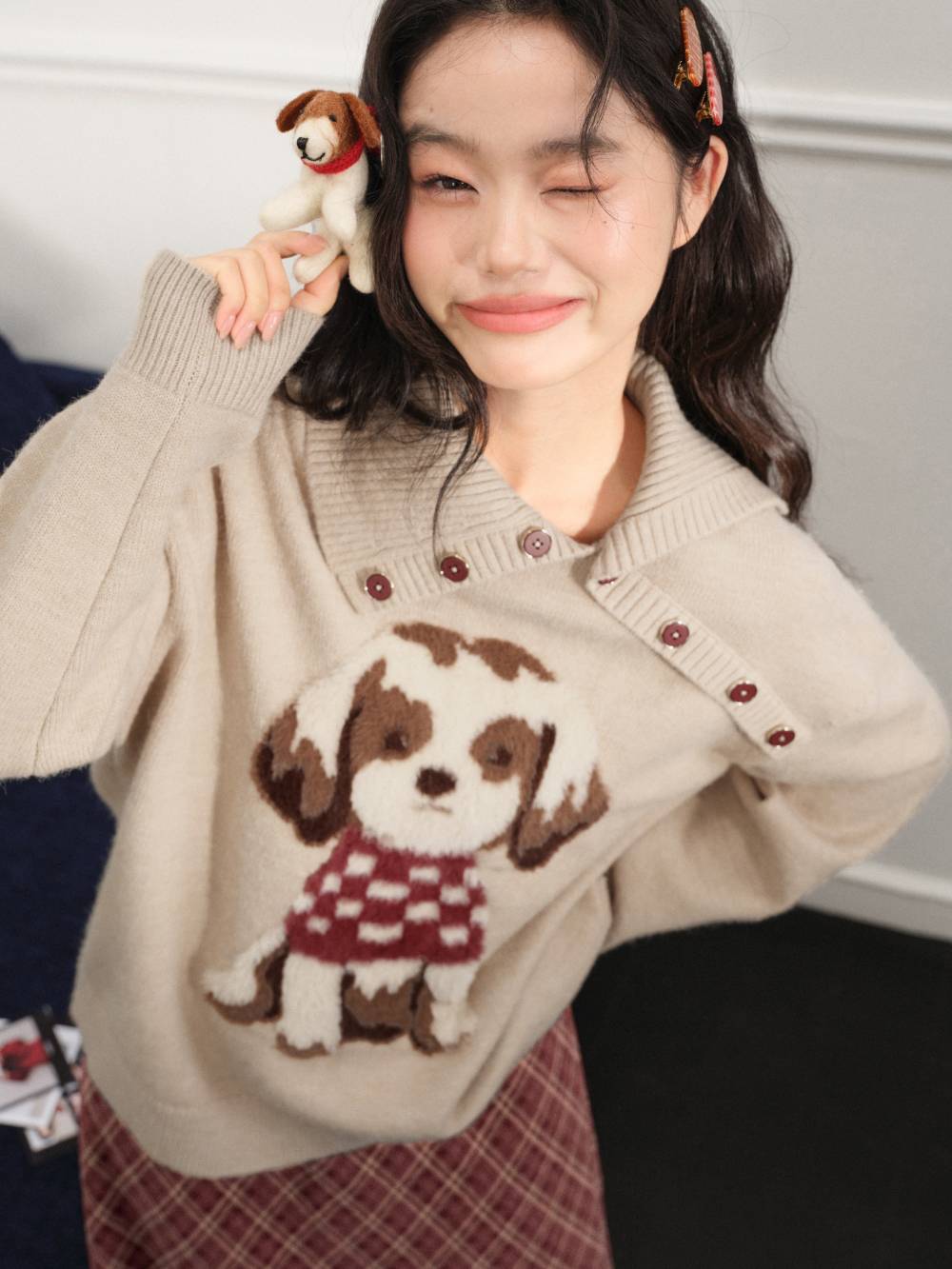 Dog Graphic Sweater – KUOSE.com