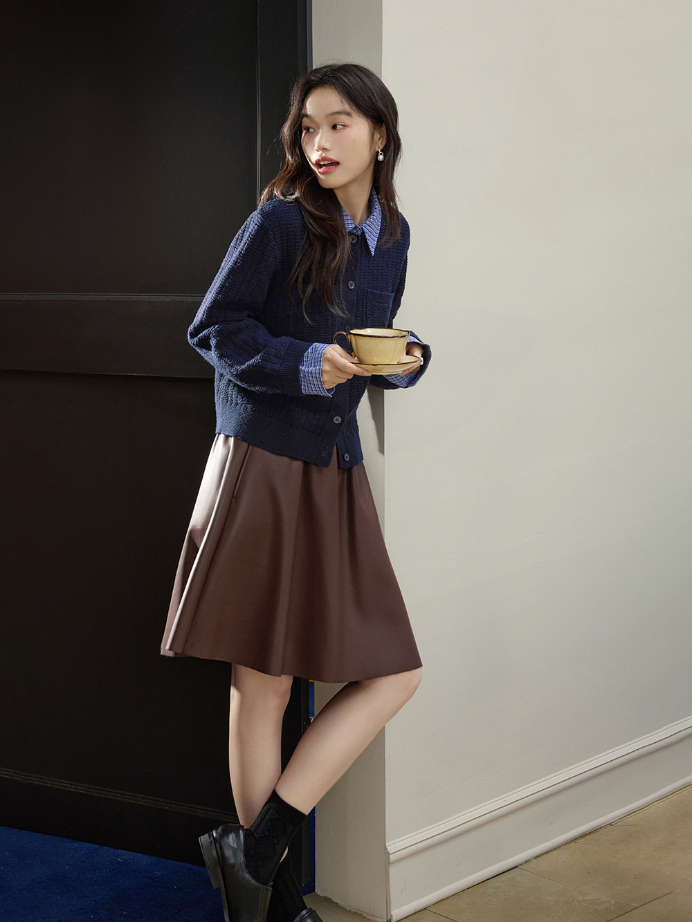 COACH ターンロック レザー スカート COACH ターンロック レザー スカート - メルカリ