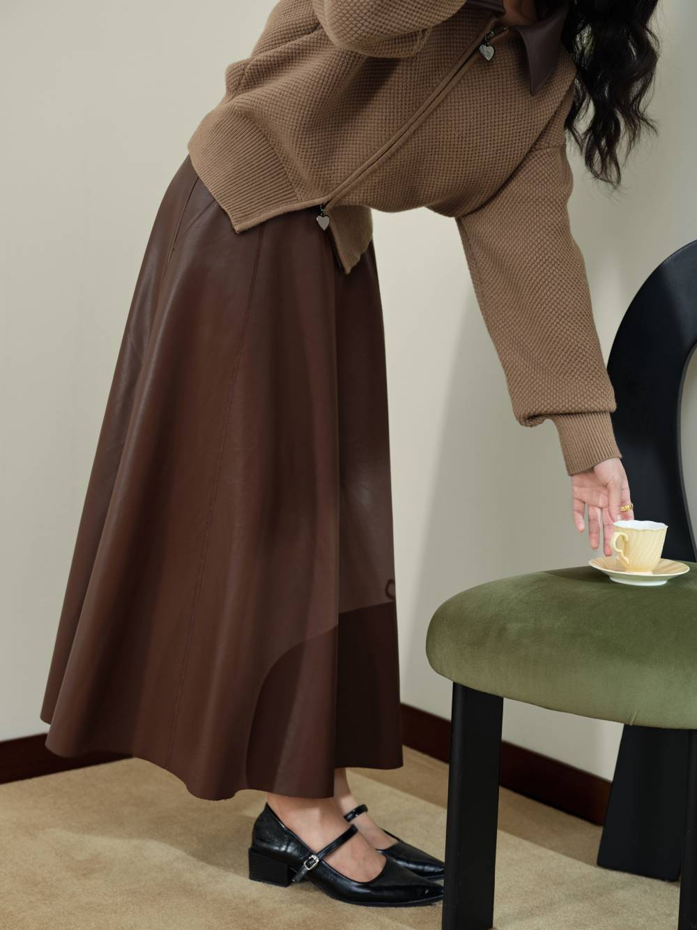 ☆人気☆【YUSE】☆PLEATS SKIRT LAYERED BOOTS CUT PANT.S☆ MUSINSA | YUSE PLEATS SKIRT LAYERED BOOTS CUT PANTS - CHARCOAL