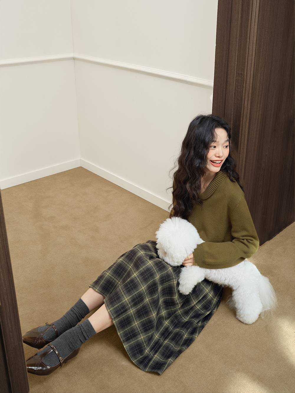 Pleated Plaid Skirt – KUOSE.com